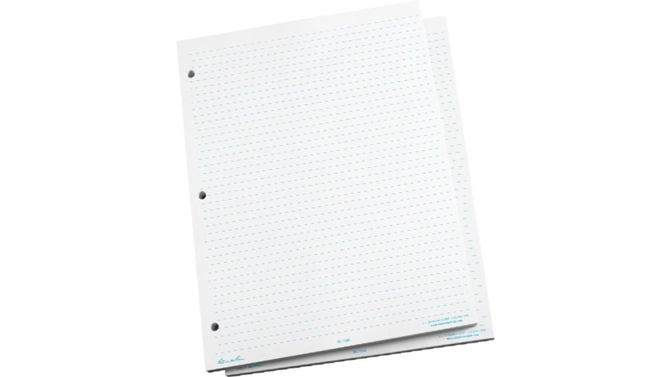 Rite in the Rain GRID SHEETS - HORIZONTAL LINE, White, 8 1/2 x 11 1136