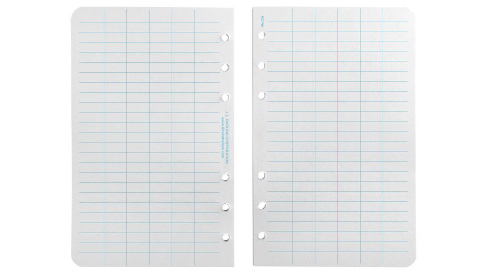 Rite in the Rain LOOSE LEAF - 4 X 6.5 - LEVEL, White, 4 x 6 1/2 314