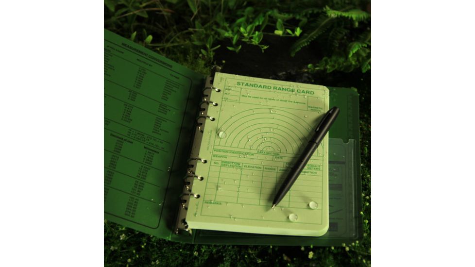 Rite in the Rain LOOSE LEAF - GREEN - RANGE CARD, Green, 4 5/8 x 7 912