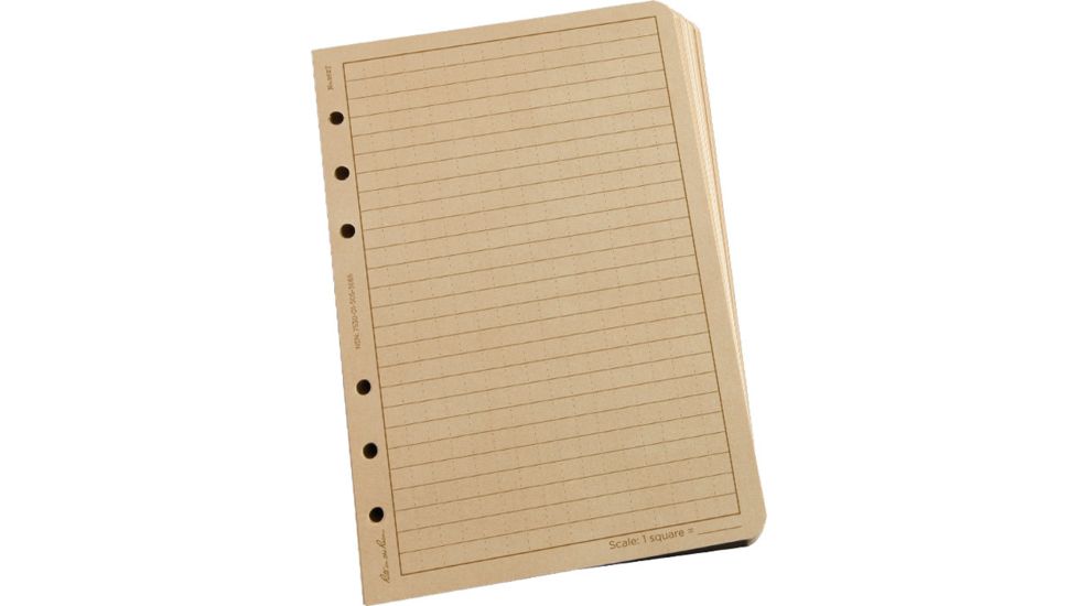 Rite in the Rain LOOSE LEAF - TAN - UNIVERSAL, Tan, 4 5/8 x 7 982T
