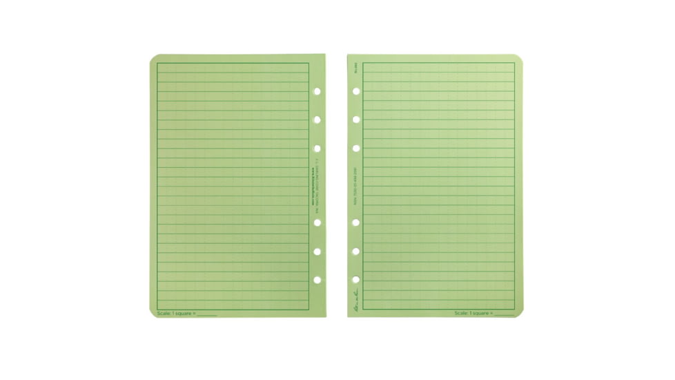 Rite in the Rain Loose Leaf - Universal - Green, Green, 8 1/2 x 11 982-MX