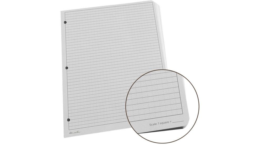 Rite in the Rain Loose Leaf - Universal - Grey, Grey, 8 1/2 x 11 772-MX