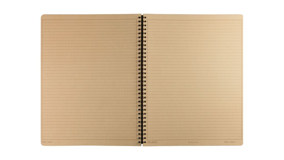 Rite in the Rain MAXI-SPIRAL NOTEBOOK - TAN - UNIVERSAL, Tan, 8 1/2 x 11 973T-MX