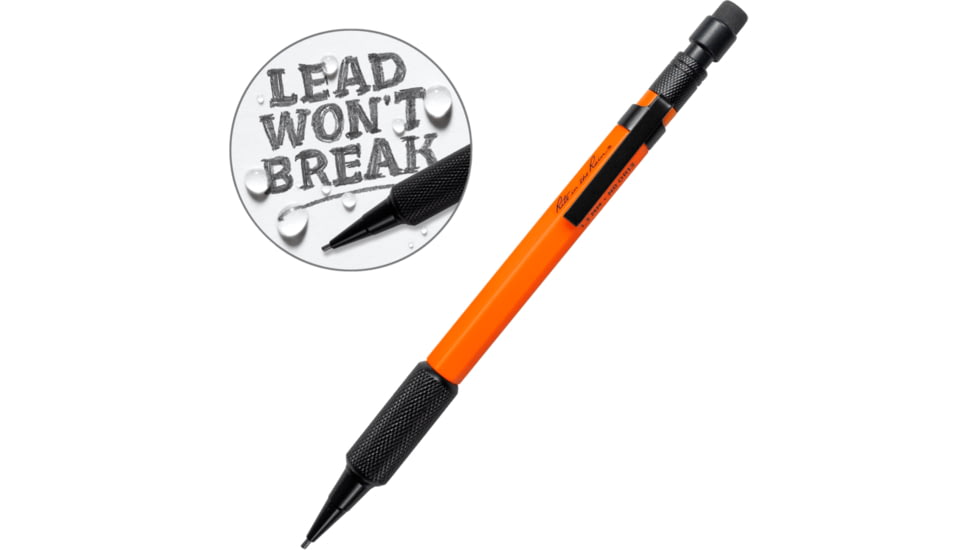 Rite in the Rain Mechanical Pencil, Black Lead, Orange, OR13