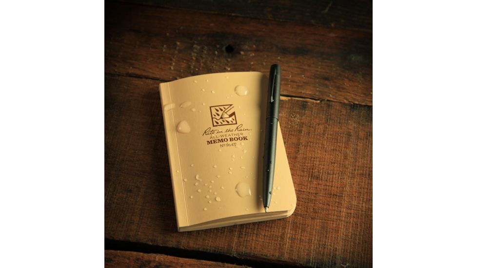 Rite in the Rain MEMO BOOK - TAN - 3.5 X 5, Tan, 3 1/2 x 5 954T