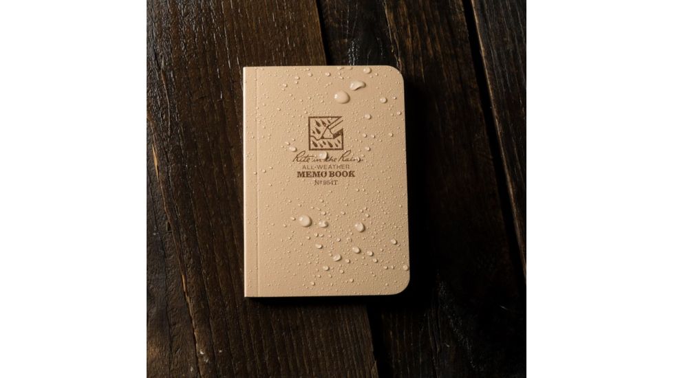 Rite In The Rain Memo Book - 3.5 X 5, Tan, 3 1/2 X 5 954T