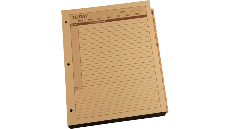 Rite in the Rain MX CALENDAR PACK - DAILY, Tan, 8 1/2 x 11 9260D-MX
