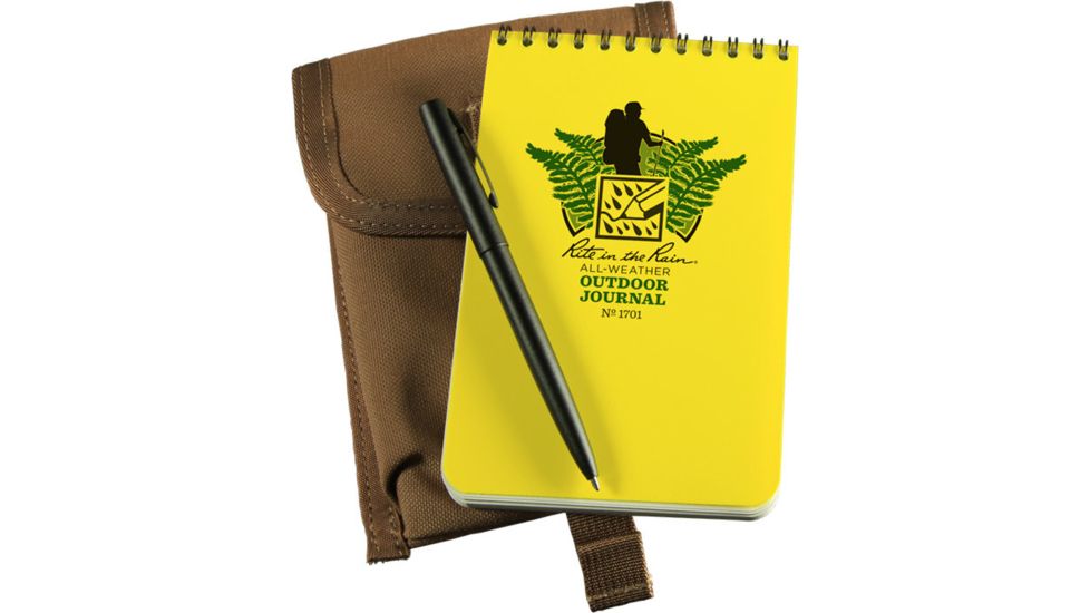Rite in the Rain OUTDOOR JOURNAL KIT, Yellow, 4 x 6 1701-KIT