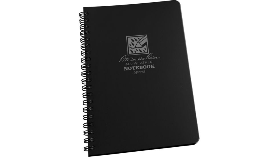 Rite in the Rain Spiral Notebook - Universalblack, 4 5/8 x7 773