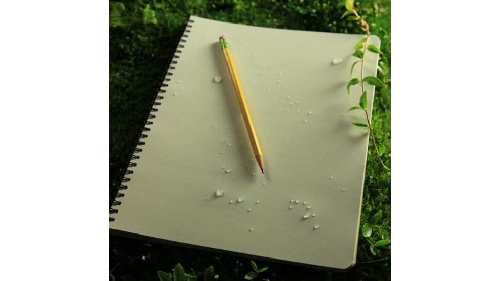 Rite in the Rain Spiral Notebook - Blank, Yellow, 4 5/8 x7 333