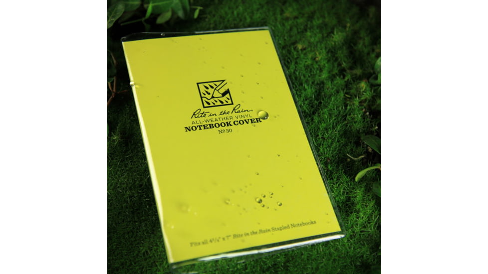 Rite in the Rain STAPLED NOTEBOOK COVER - CLEAR VINYL, Clear, 4 5/8 x 7 30