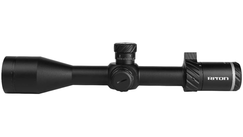 Riton Optics 3 Primal 3-18x50mm Rifle Scope, 30mm Tube, First Focal Plane, LRH Illuminated, Mil Rad, Black, 3P318LFI23