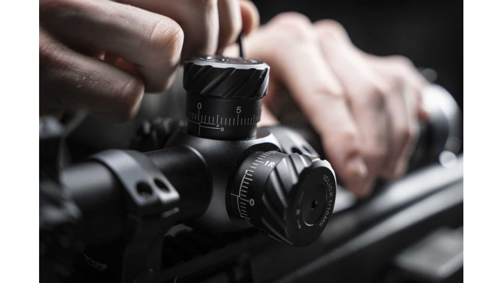 Riton Optics 3 Primal 3-18x50mm Rifle Scope, 30mm Tube, First Focal Plane, LRH Illuminated, Mil Rad, Black, 3P318LFI23