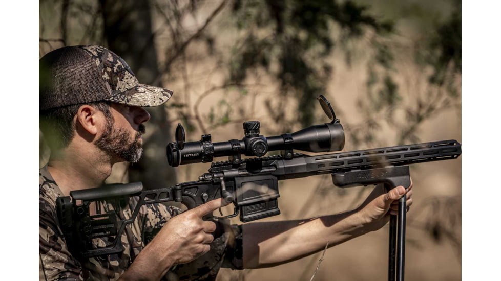 Riton Optics 3 Primal 3-18x50mm Rifle Scope, 30mm Tube, First Focal Plane, LRH Illuminated, Mil Rad, Black, 3P318LFI23