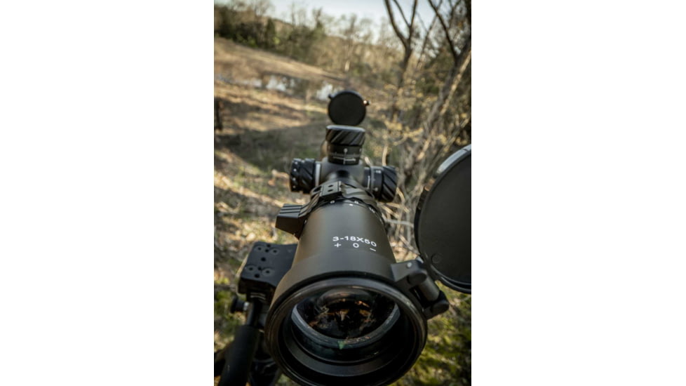 Riton Optics 3 Primal 3-18x50mm Rifle Scope, 30mm Tube, First Focal Plane, LRH Illuminated, Mil Rad, Black, 3P318LFI23
