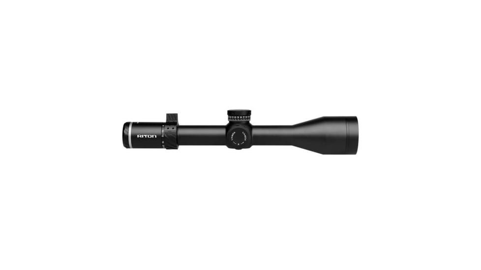 Riton Optics 5 Conquer 4-28x56mm Rifle Scope, 34mm Tube, First Focal Plane, TPSR, Mil Red, Black, 5C428LFI23