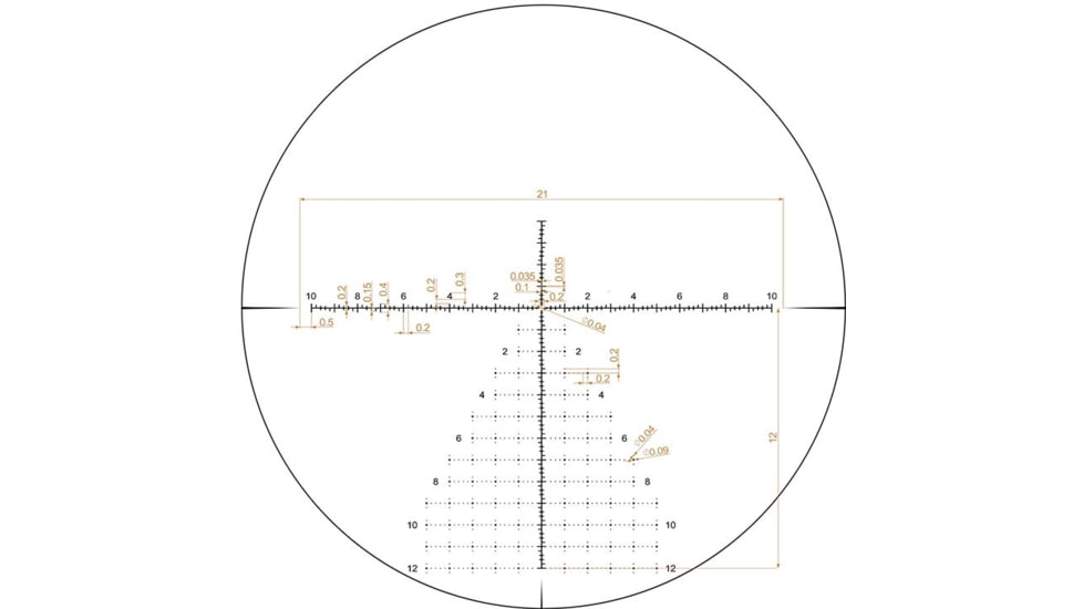Riton Optics 5 Conquer 5-25x 56mm Riflescope, 34mm Tube, First Focal Plane, MRAD Illuminated, Black, 5C525LFI23