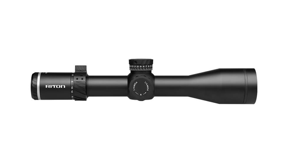 Riton Optics 7 Conquer 3-24x50mm Rifle Scope, 34mm Tube, Second Focal Plane, G7 Illuminated, MOA, Black, 7C324ASI23