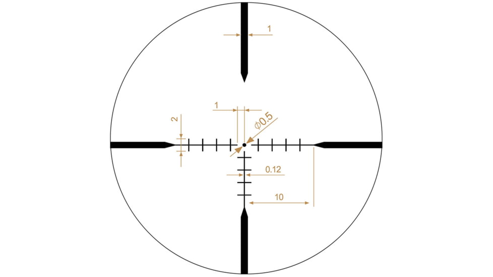 Riton Optics 3 Primal 4-16x44mm Rifle Scope, 30mm Tube, Second Focal Plane, DHR, MOA, Black, 3P416AS23