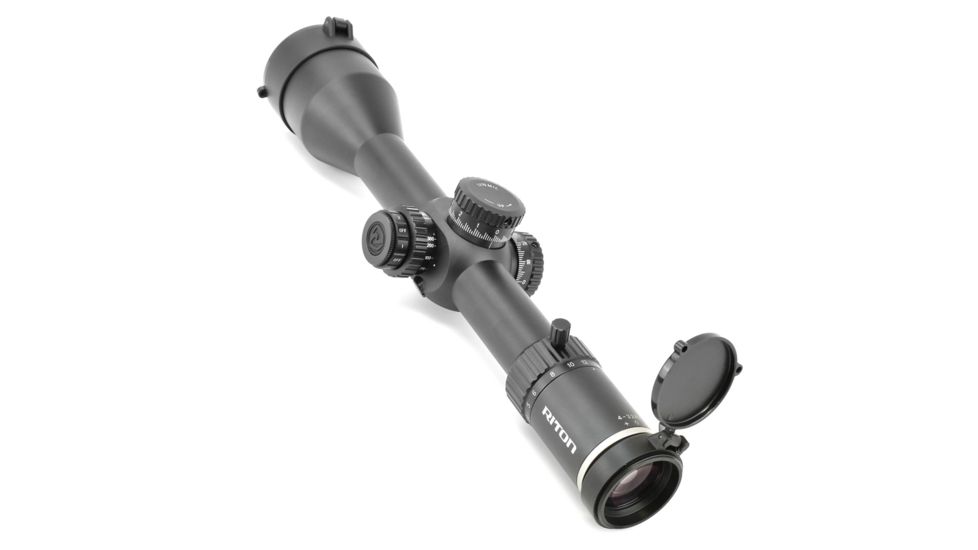 Riton Optics RT-S Mod 7 Rifle Scope, 4-32x56IR, 34mm Tube, First Focal Plane, 1/10 MRAD, Illuminated Precision Shooting Reticle, Black, RT-S Mod