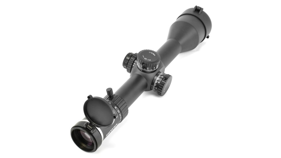 Riton Optics RT-S Mod 7 Rifle Scope, 4-32x56IR, 34mm Tube, First Focal Plane, 1/10 MRAD, Illuminated Precision Shooting Reticle, Black, RT-S Mod