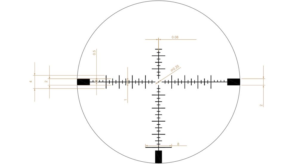 Riton Optics X1 Conquer Rifle Scope, 6-24x50mm, 1in Tube, Second Focal Plane, R3 Reticle, Anodized, Black, 1C624AS