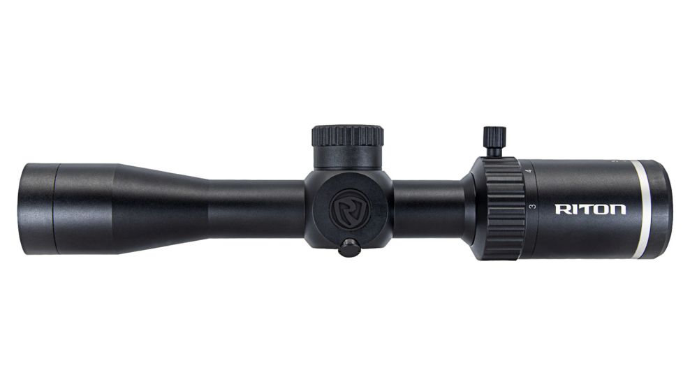 Riton Optics X1 Primal Rifle Scope, 3-9x40mm, 1in Tube, Second Focal Plane, RAK Reticle, Anodized, Black, 1P39AS