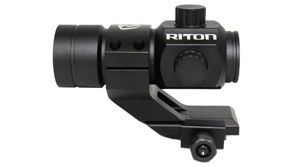 Riton Optics X1 Tactix RRD Red Dot Sight, 2 MOA Dot Reticle, Anodized, Black, Red, 1TRRD