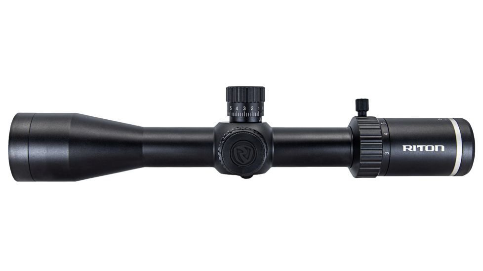 Riton Optics X3 Conquer Rifle Scope, 3-15x44mm, 30mm Tube, Second Focal Plane, PDTR Reticle, Anodized, Black, Red, 3C315ASI