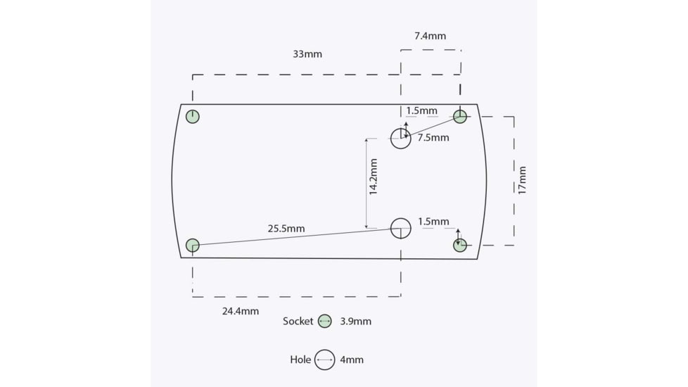 Riton Optics X3 Tactix MPRD Red Dot Sight, 3 MOA Dot Reticle, Black, 3TMPRD