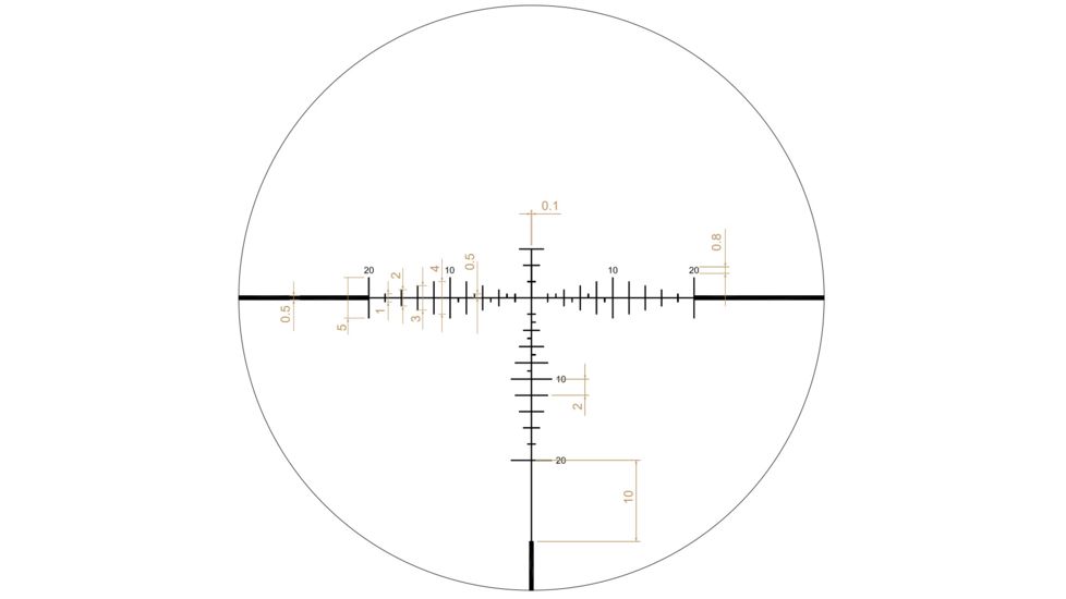 Riton Optics X5 Primal Rifle Scope, 3-18x44mm, 30mm Tube, Second Focal Plane, PHR Reticle, Anodized, Black, 5P318AS