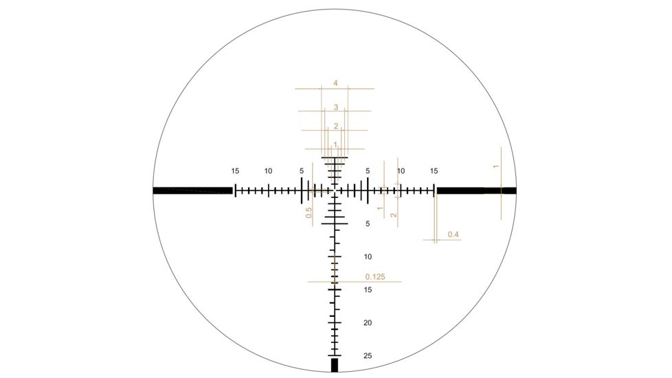 Riton Optics X7 Conquer Rifle Scope, 3-24x50mm, 34mm Tube, Second Focal Plane, G7 Reticle, Anodized, Black, Red, 7C324AFI