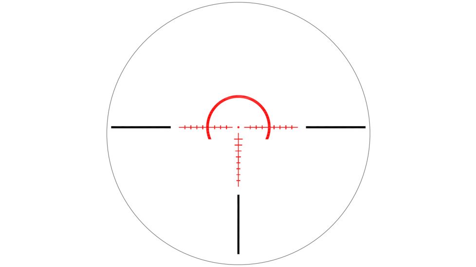 Riton Optics X7 Tactix Rifle Scope, 1-8x28mm, 34mm Tube, First Focal Plane, CM1 Reticle, Anodized, Black, Red, 7P18LFI