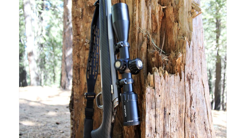 Riton RT-S Mod 7 4-20x50 Rifle Scopes, w/Riton Hunting Reticle Mod 1, Black, 19962522963