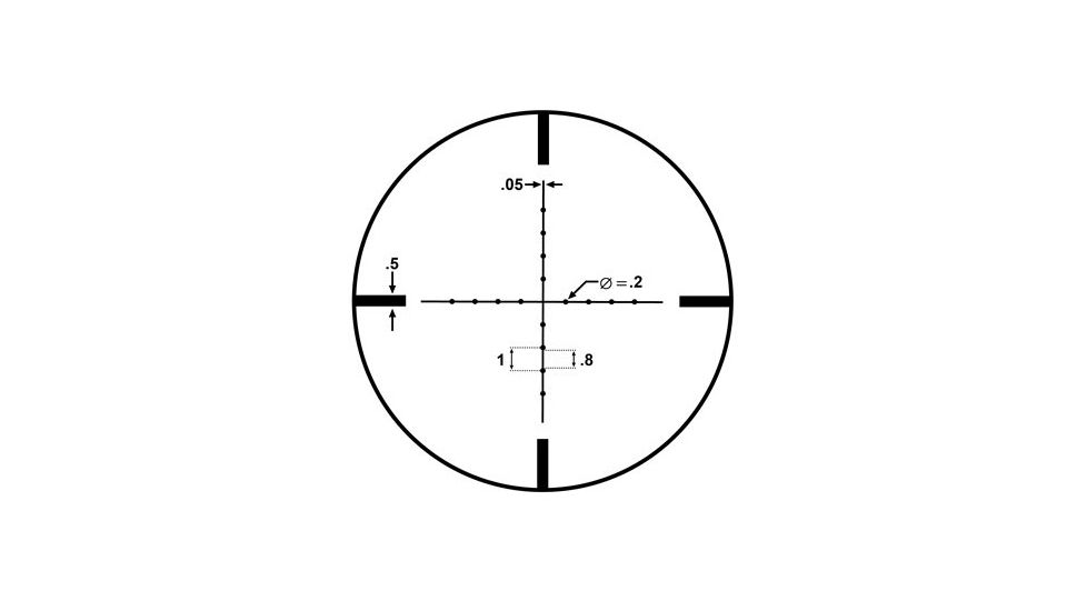 Riton RT-S Mod 7 5-25x56 Rifle Scopes, MRAD, w/Riton Illuminated Mil Dot Reticle, First Focal Plane, Black, 19962524066