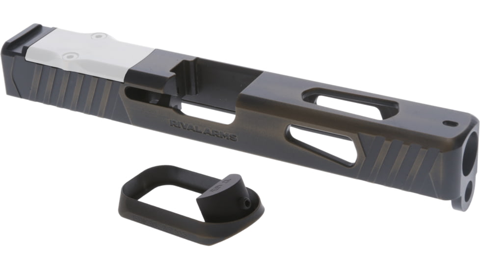 Rival Arms Faction Series Glock 17 Gen3 Slide and Matching Magwell, RMR, Battle Bronze, RA-RA14G102B