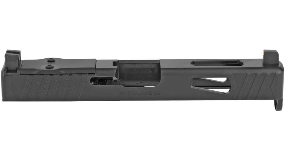 Rival Arms Glock 17 Gen4 Optic Ready Slide w/ Tritium MOS Height Night Sights, DOC, Orange Front Sight Color, Black, RA-RA11G105A