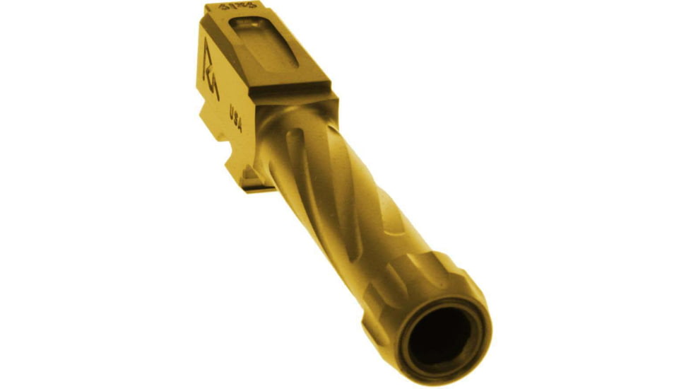 Rival Arms Glock 43 Precision Threaded Drop-in Barrel, Gold, RA-RA20G302E