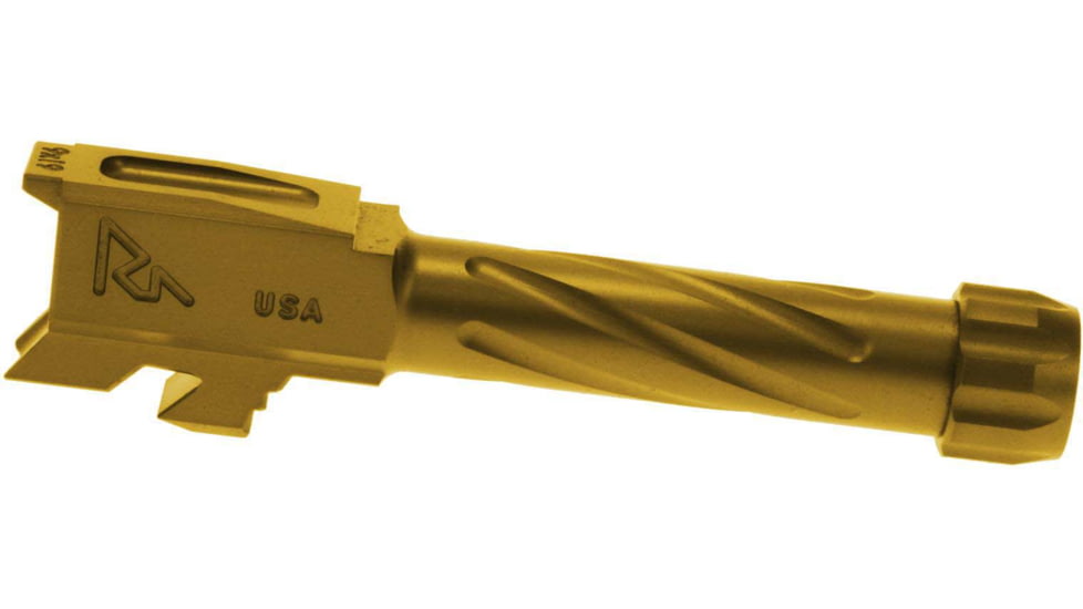 Rival Arms Glock 43 Precision Threaded Drop-in Barrel, Gold, RA-RA20G302E