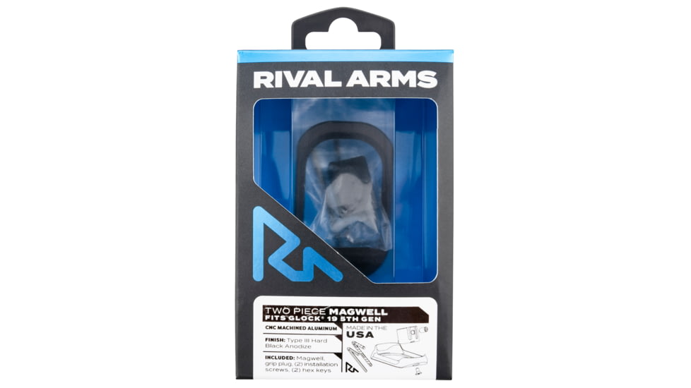 Rival Arms Two Piece Magwell for Glock 19 Gen5, Black, RA-RA70G221A
