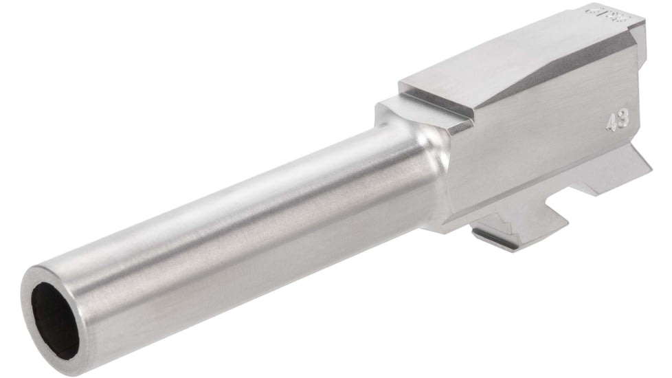 Rival Arms V2 Pistol Barrel, Glock 43/43X, 9mm Luger, 3.43in, 1-10 Twist, Silver, RA-RA22G301D
