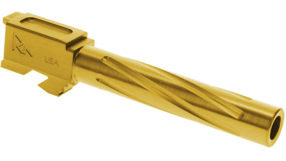 Rival Arms Xl Pistol Barrel, SIG Sauer P365, 9mm Luger, 3.69in, 1-10 Twist, 1/2-28 Thread, Gold, RA-RA20P101E