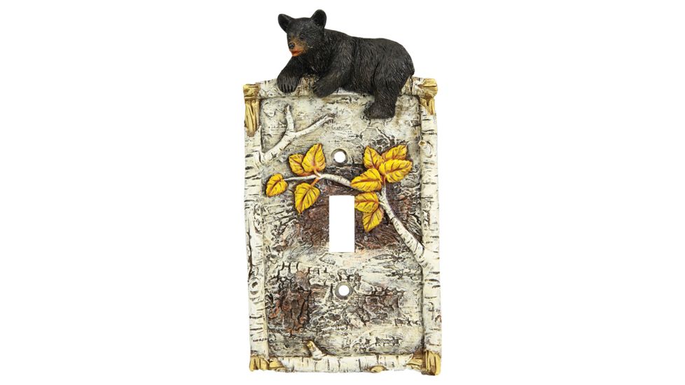 River's Edge Birch Bear Single Switch Cover 611