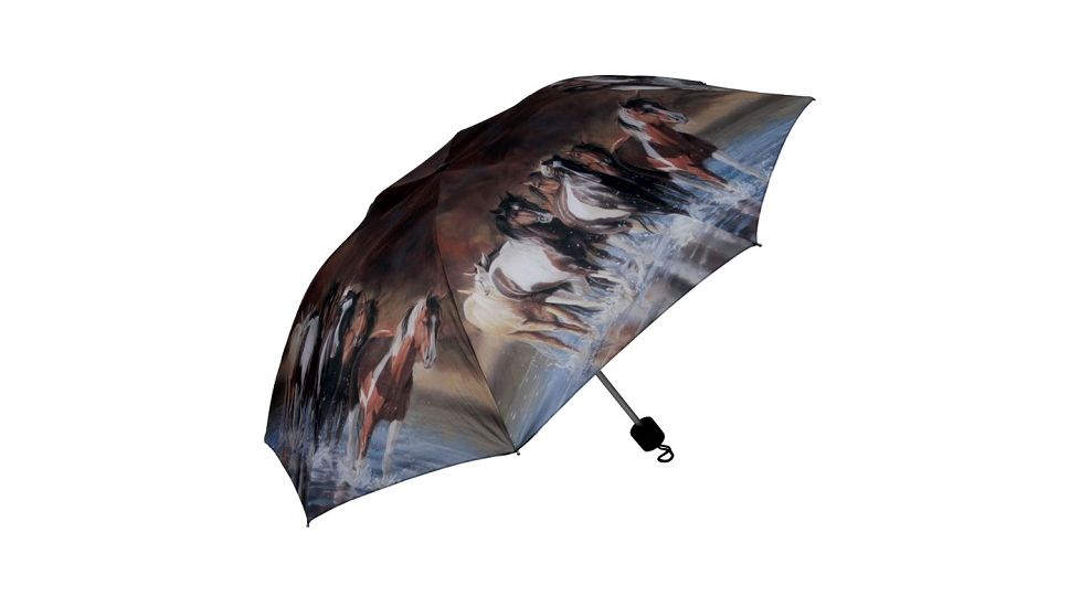 River's Edge Folding Horse Umbrella, Compact, 42in 4000841