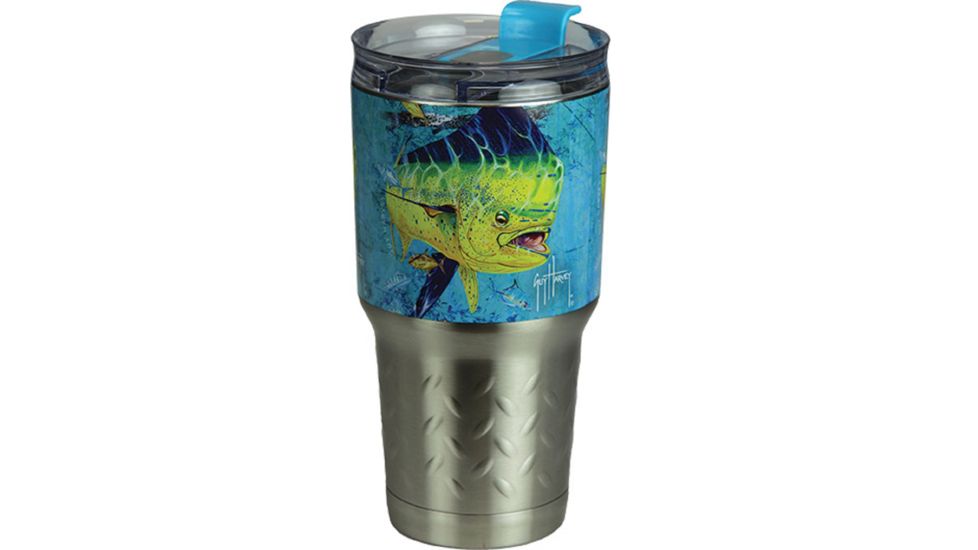 River's Edge Guy Harvey Stainless Steel Tumbler-Dorado, 24oz. 2160909