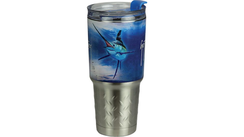 River's Edge Guy Harvey Stainless Steel Tumbler-Marlin, 32oz 2160916