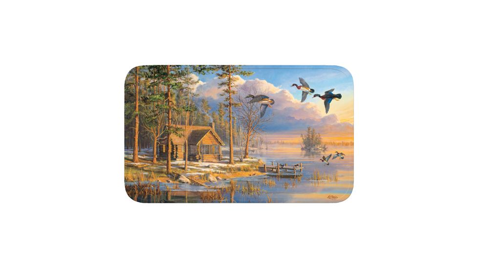 River's Edge Rivers Edge Cabin/duck Bath Mat Set 31.5''x20''