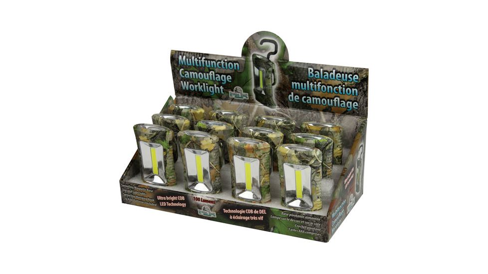 River's Edge Rivers Edge Camo Magnetic Swivel Work Light 3aaa 12-pack