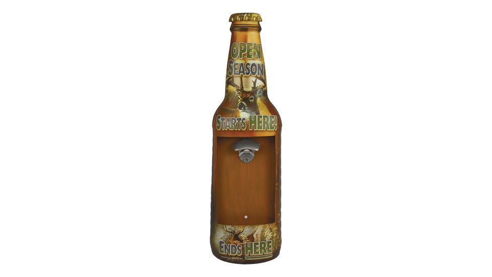 River's Edge Rivers Edge Metal Wall Mount Bottle Opener Open Season 24''