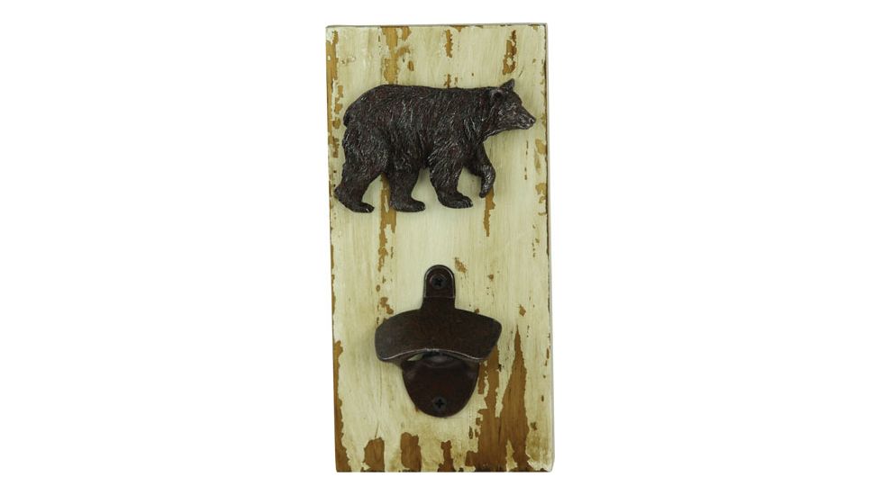 River's Edge Rivers Edge Wall Mount Rustic Bottle Opener Moose 4.5''x9''